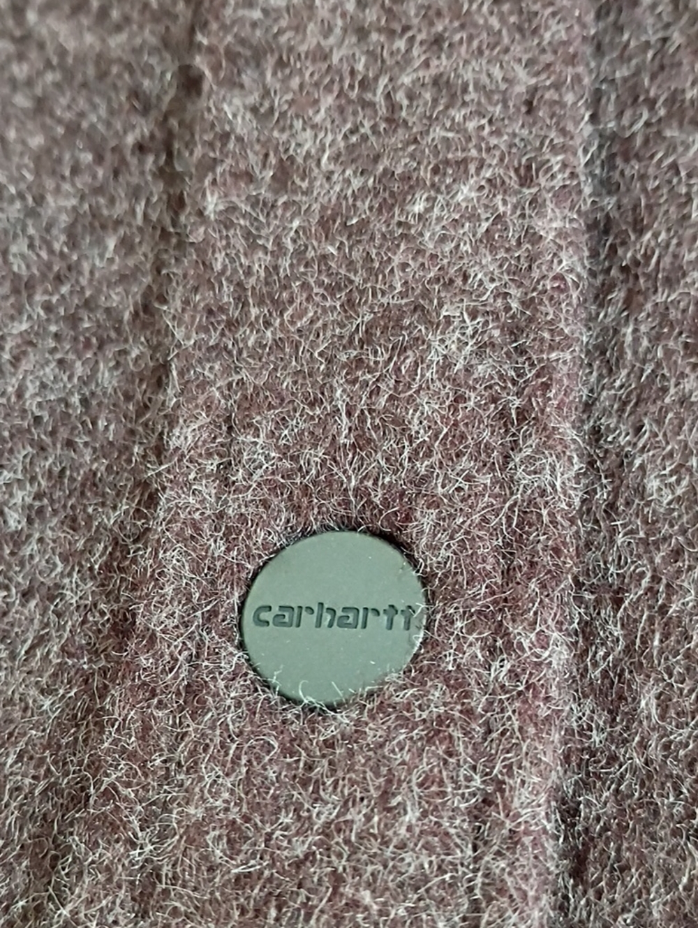 Carhartt Loose Fit Snap Button Front Fleece Shirt Jacket Size XL 16-18 NWOT - Picture 5 of 11